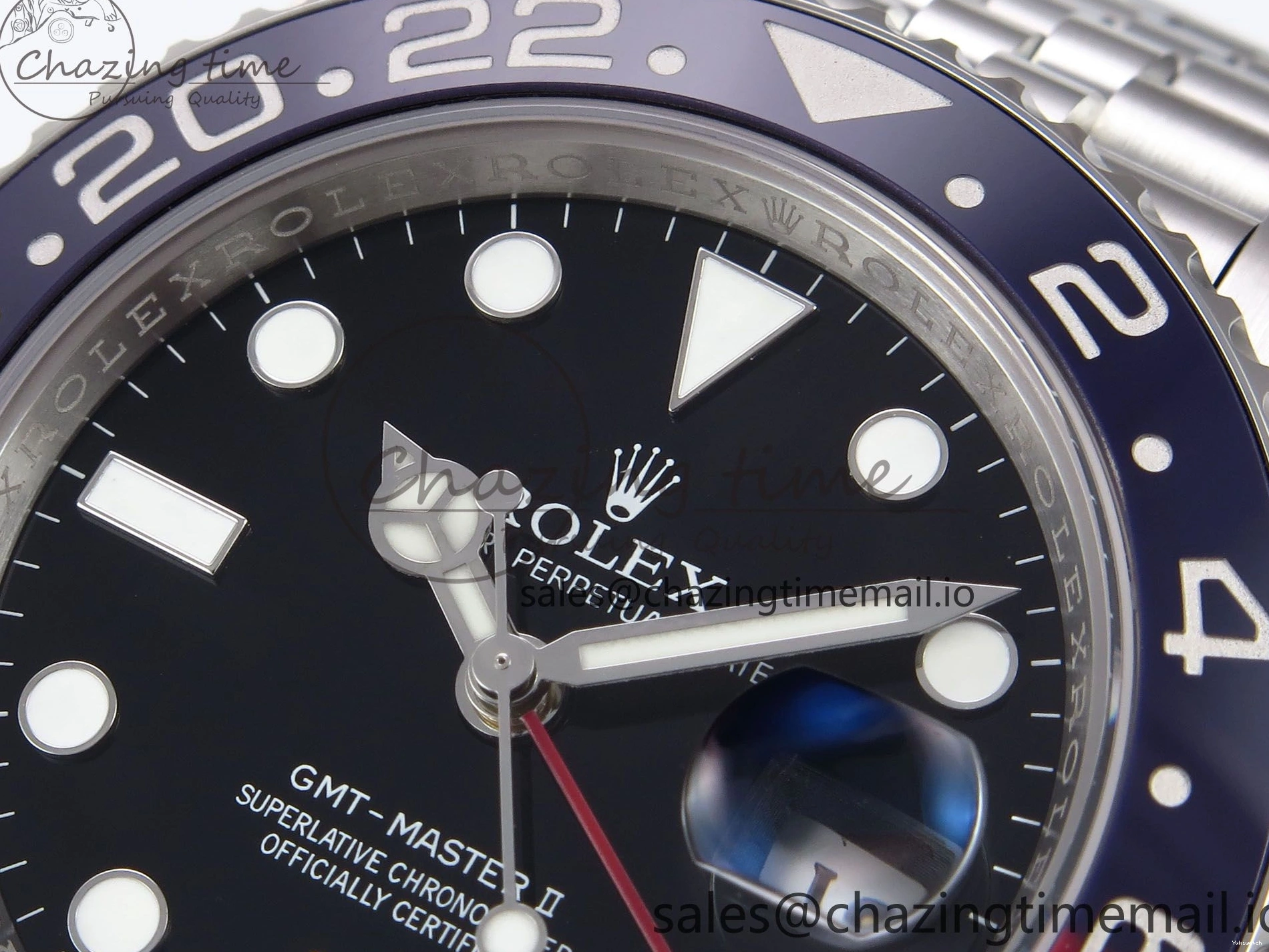 1:1 THBF Jubilee Best on 126710 Bracelet CHS 904L II GMT-Master Edition SH3285 BLRO 0419